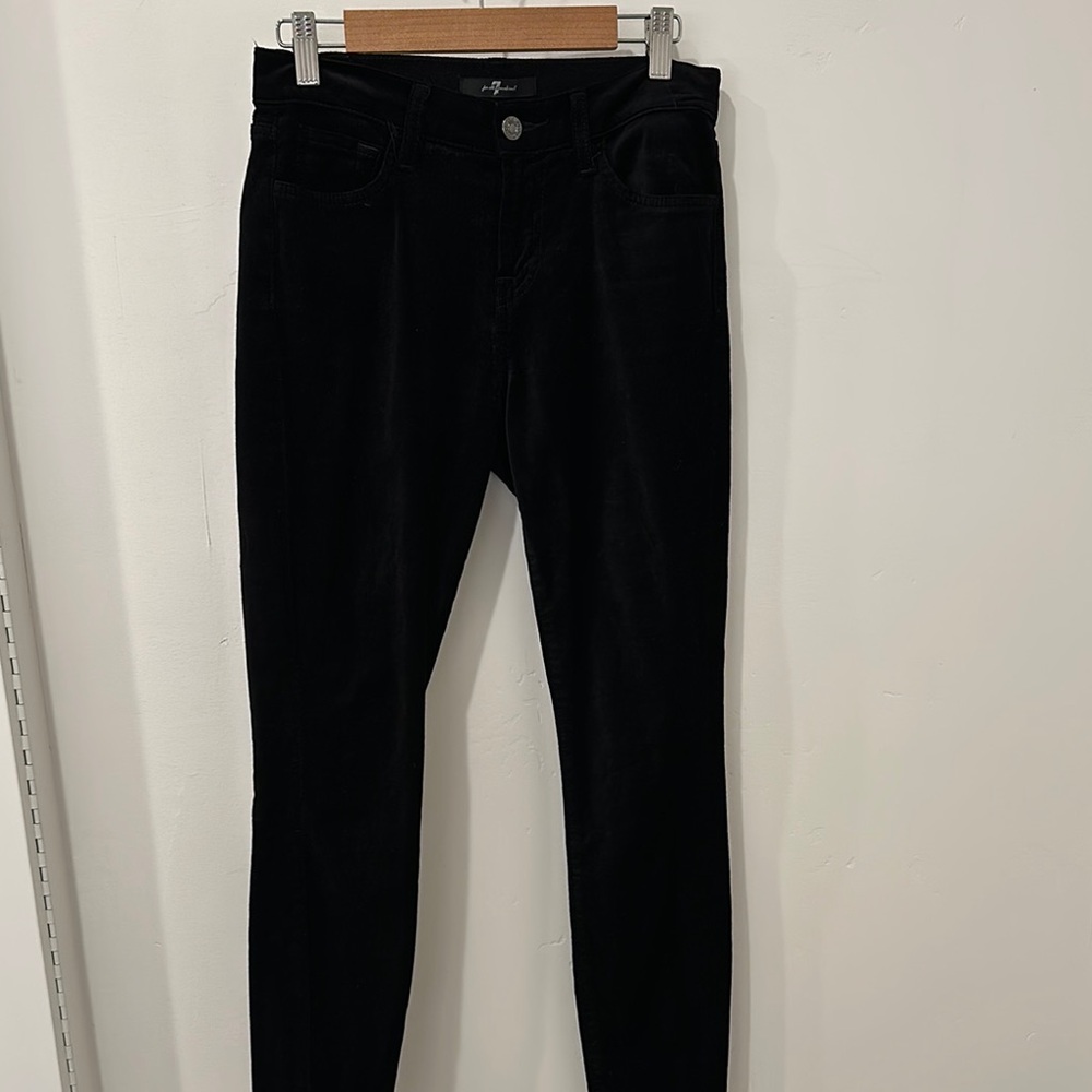 Seven for all mankind Black Velvet Jeans